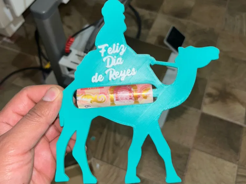Reyes Magos para billete, nombre personalizable.