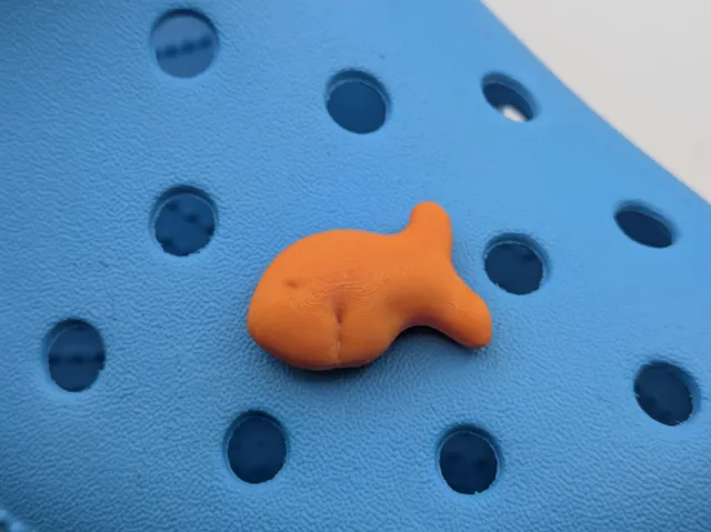 Goldfish Cracker Croc Charm