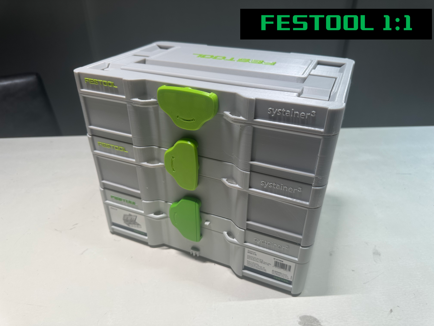 Festool systainer S76费斯托事事坦S76工具箱,1:1模型,PXA系列可打 - 1