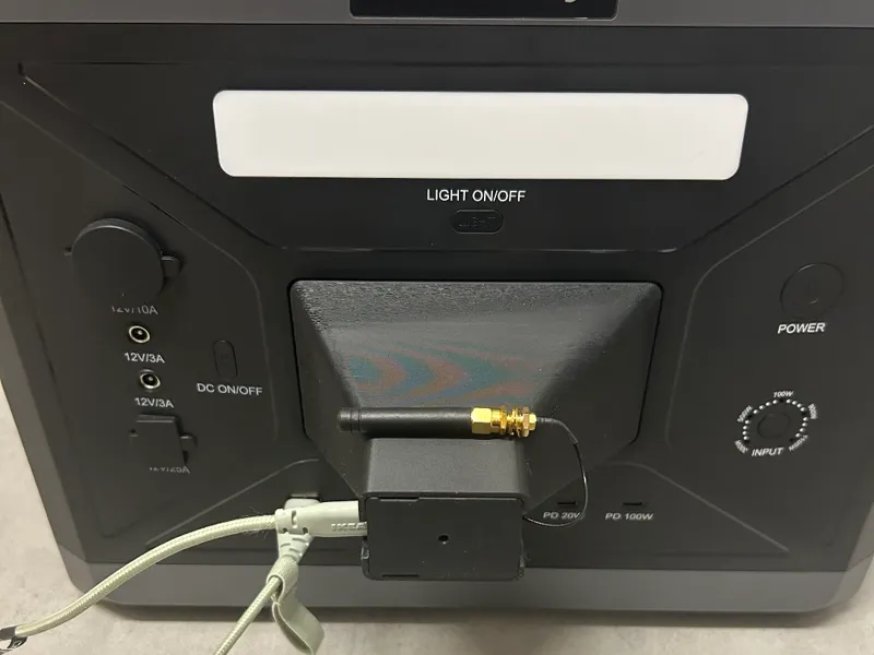 Powerstation ESP32 Cam Mount "AI on the edge"