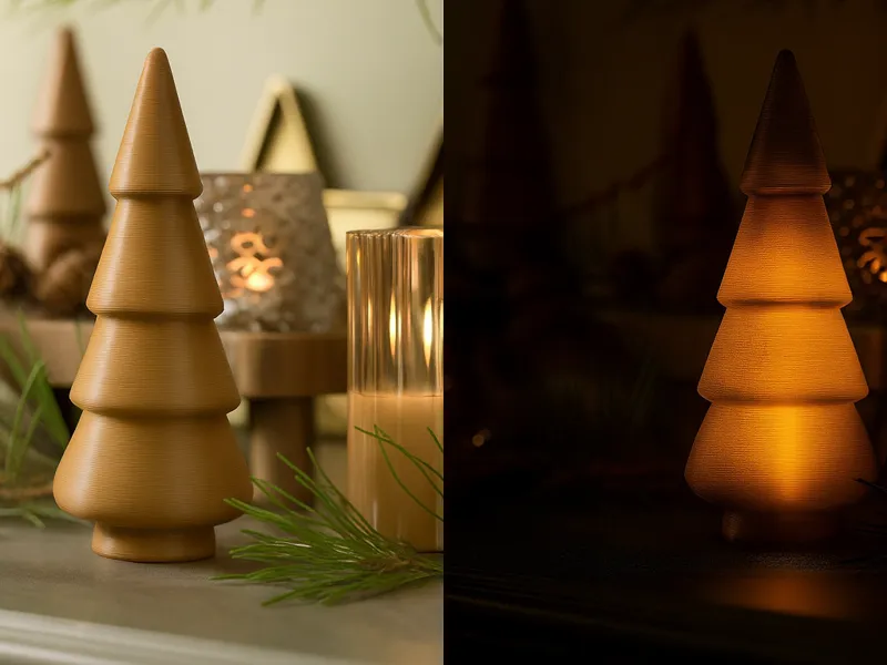 Christmas tree home decor (candle/standard)