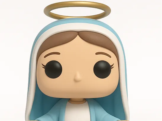 Figurine Notre-Dame des Grâces style Funko