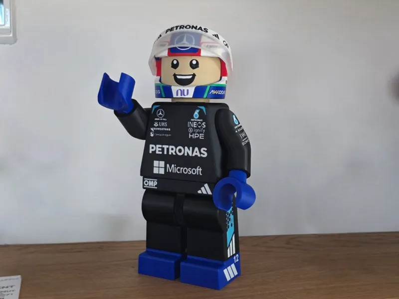Kimi Antonelli Mercedes F1 Brick Model