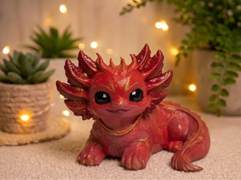 Resting Sakura Dragon: Peaceful Blossom Spirit