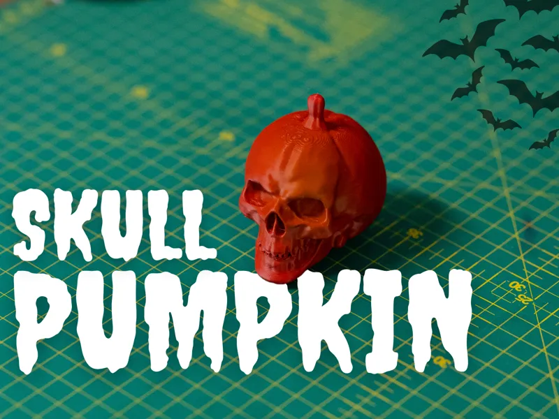 Halloween SKULL PUMPKIN Decoration