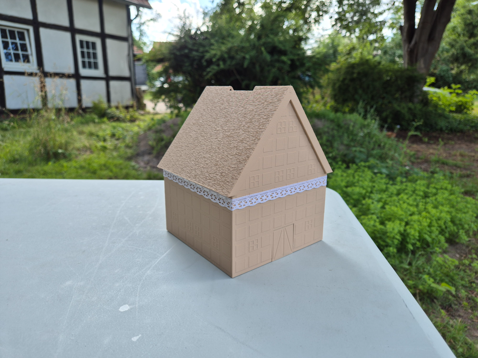 Spardose Haus Fachwerkhaus
