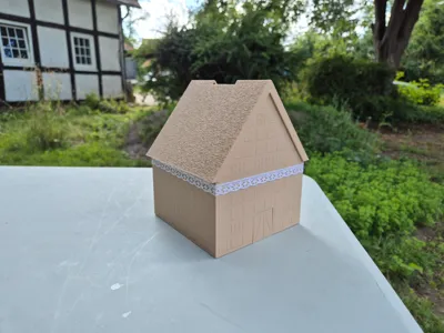 Half-Timbered House Piggy Bank