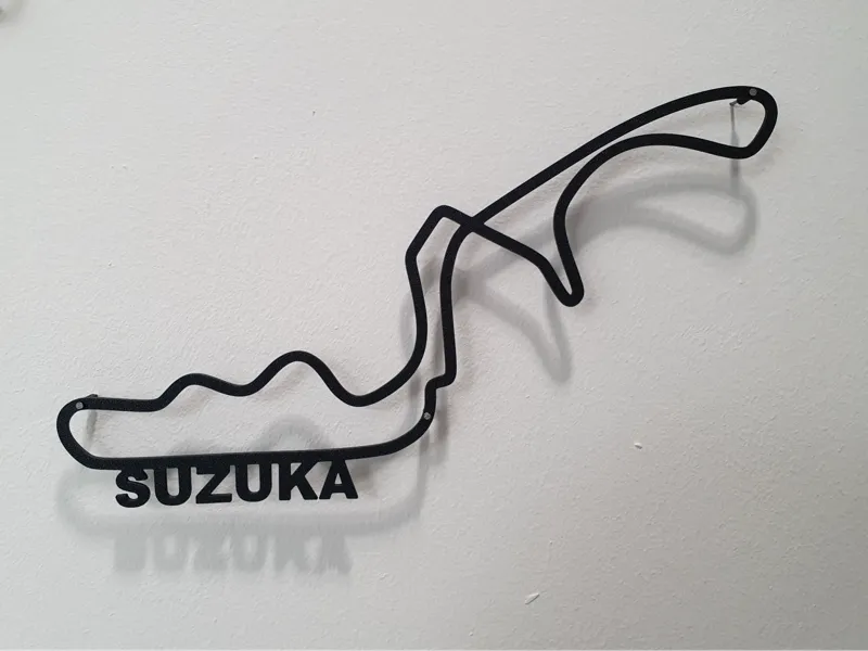 Silhouette del circuito di Suzuka