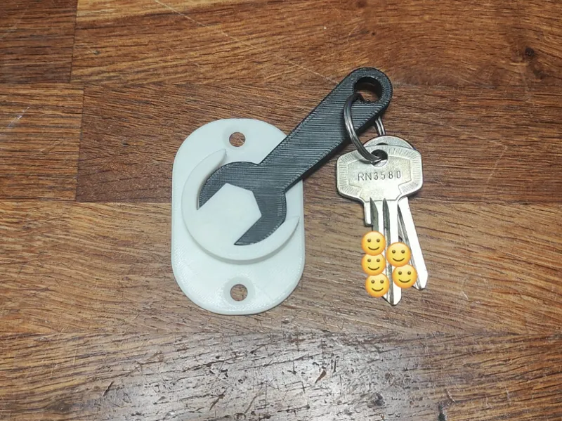 Schlüsselbrett / Wandhalterung für Wrench