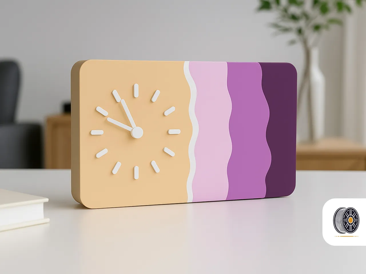 Waveform | A Modern Minimalist Desk Clock | NO AMS view 3