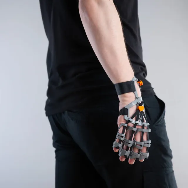 Improving fine motor skills, 3D printed orthosis