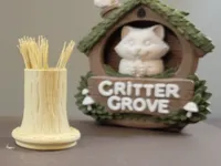 Stump Toothpick Holder – Round Base