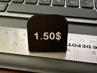 Market Stall Magnetized price tags
