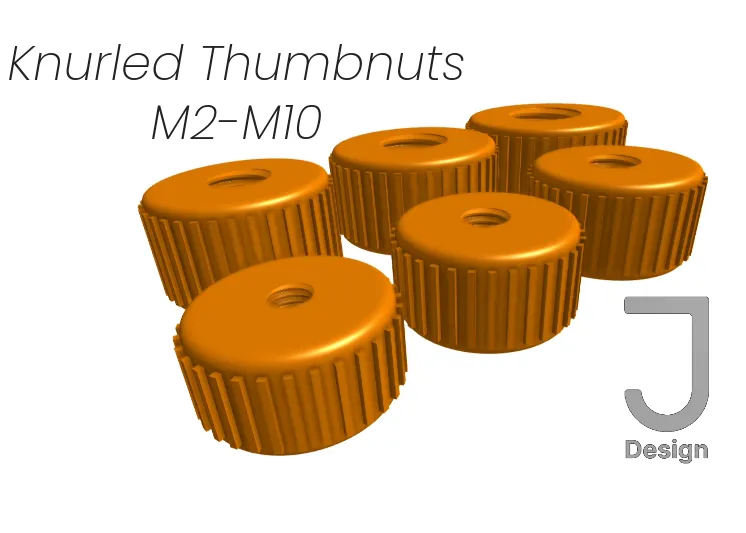 Knurled Thumbnuts M3-M10