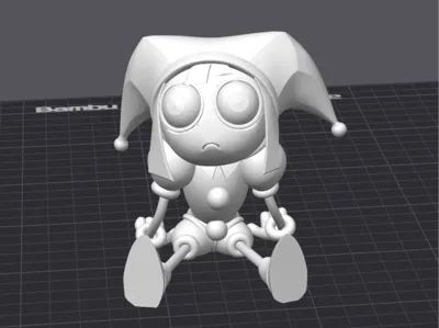 Sitting Pomny The Amazing Digital Circus