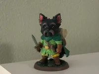 Figurine miniature - Yorkshire terrier aventurier — photo 1