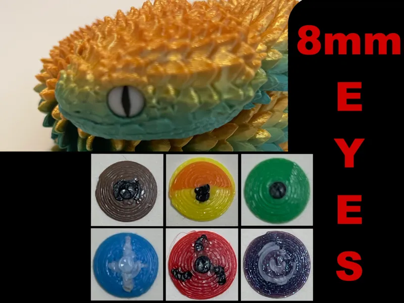 8mm Eyes for Viral Snake