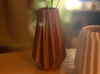 Vase origami