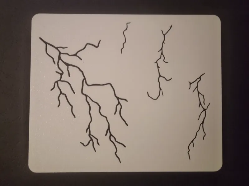stencil fulmini