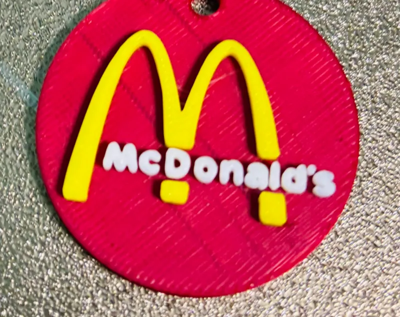 keychain logo mc donald's