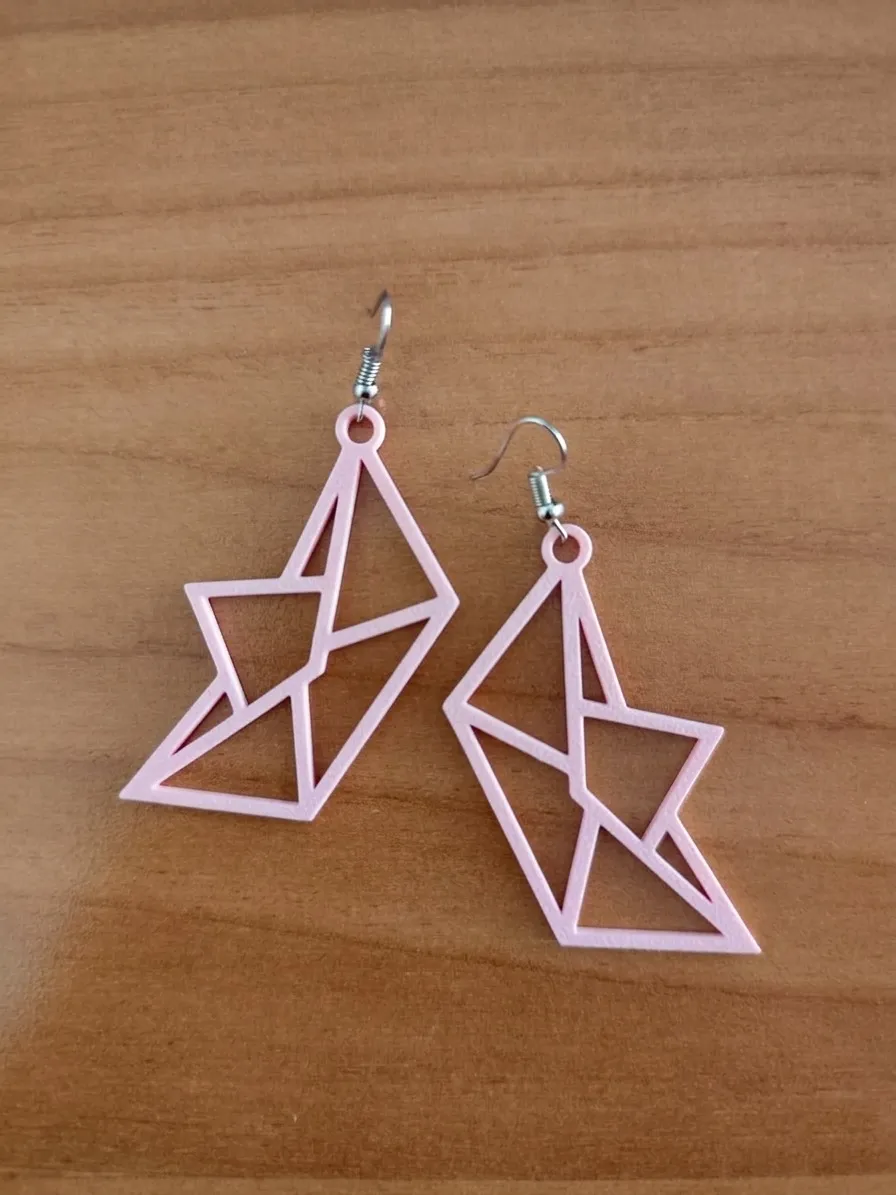 Elegant Earrings - Quick Gift & Print - Model #04 view 4