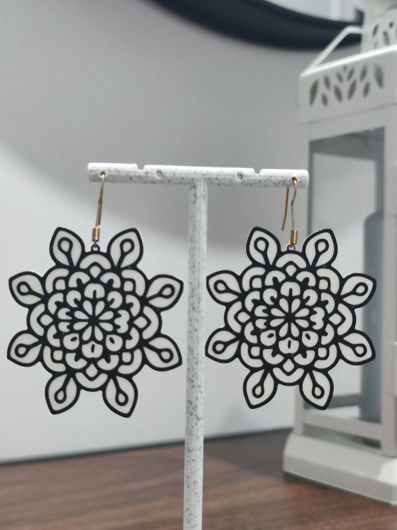 Aretes Copo de Nieve Hipnótico view 3