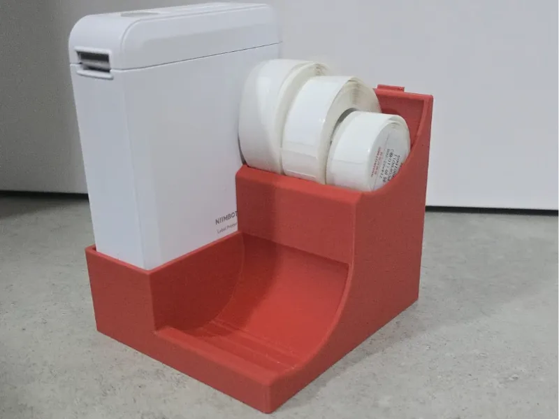 SKADIS Mount for Niimbot D110 and 6 Label Rolls