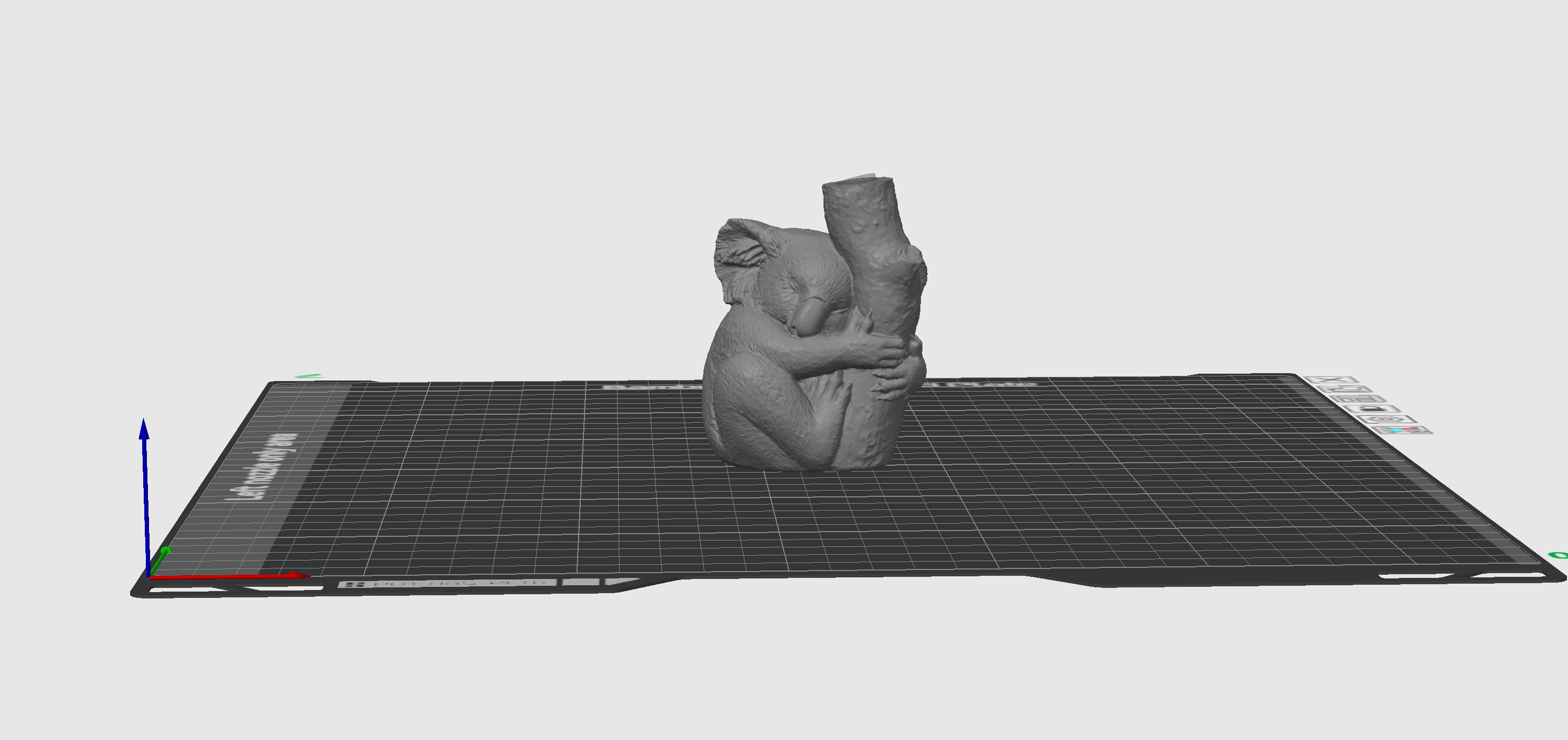 Miniatura 2 do modelo 3D Sleeping Koala