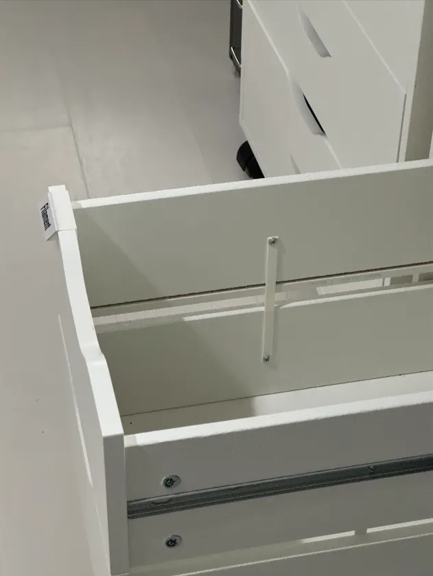 IKEA Alex - Connect drawers without screws