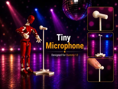 Tiny Microphone – designed for the Dummy 13