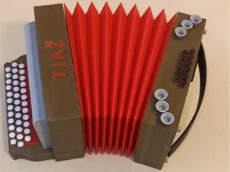 Mini Accordion – Decorative 3D Printable Model