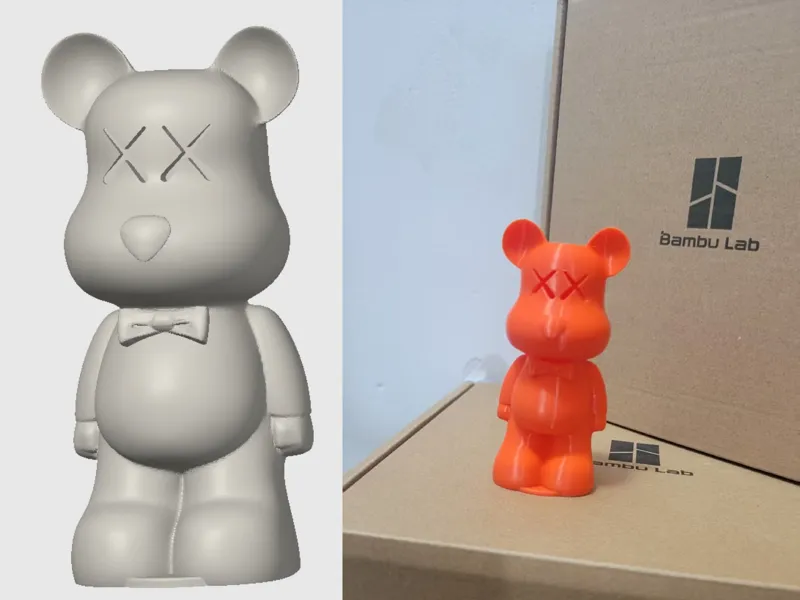 Kaws Companion Bearbric key chain