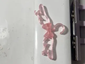 bjd娃衣架小翅膀蝴蝶结款