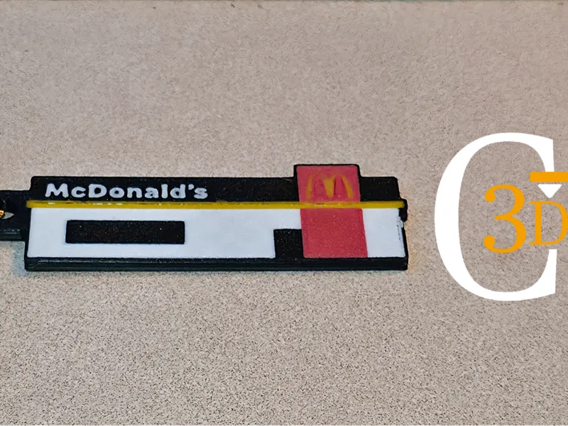 McDonald's Restaurant - Llavero Restaurante McD