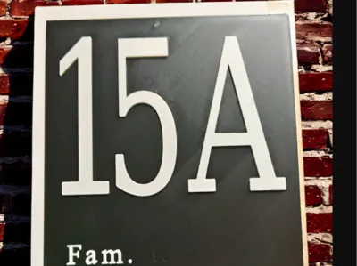 Modern Address Plaque | Custom House Number