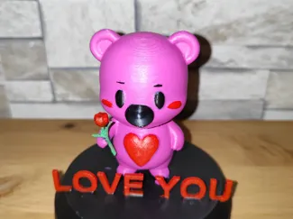 Osa Rosa de San Valentín