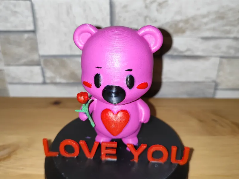 Osa Rosa de San Valentín