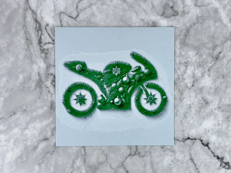 Christmas Motorcycle