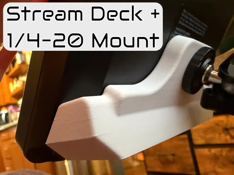 Stream Deck Plus + 1/4-20 Mount