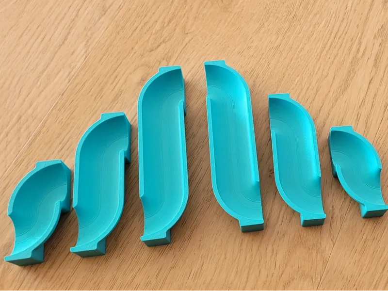 Sharp S-Curve for Hubelino Duplo Marble Run