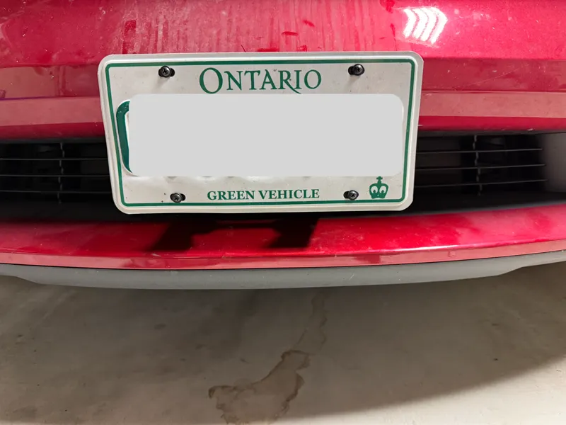 Tesla Model X [2023] license plate holder 