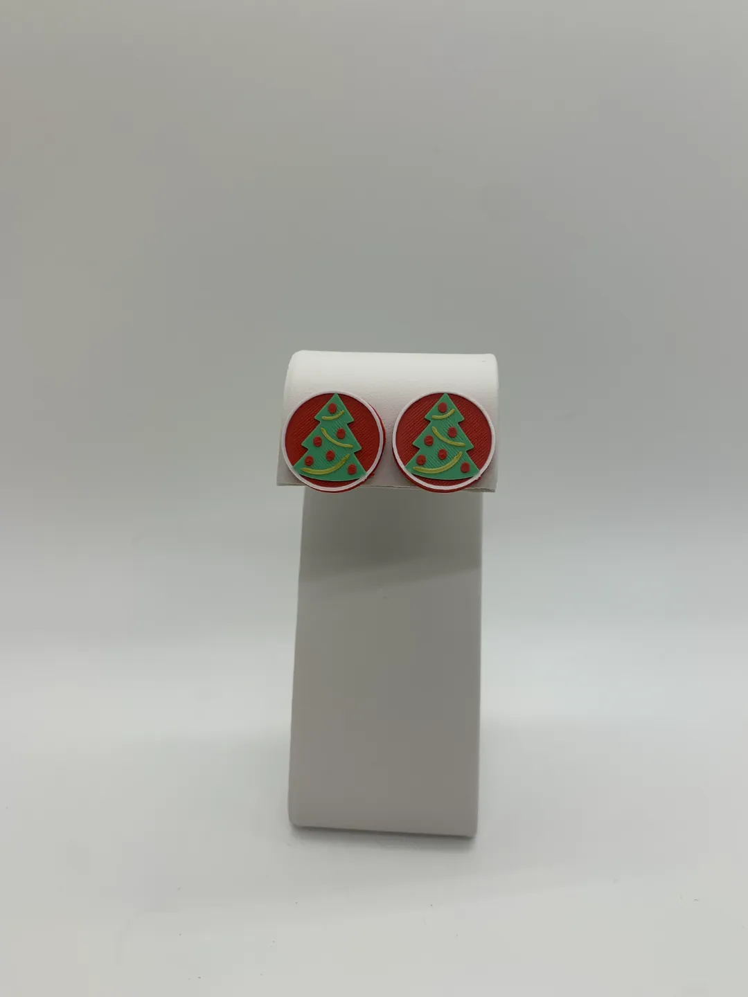 Christmas Tree Earrings view 2