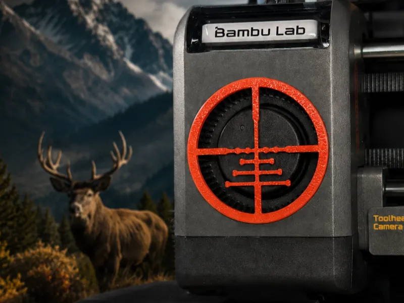 X2D / P2S Fan Cover - Rangefinder Reticle