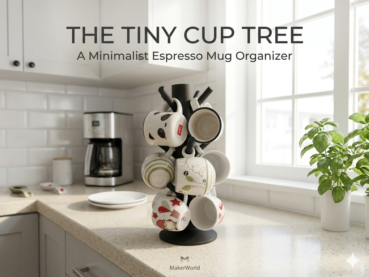 The tiny Cup tree - Albero porta tazzine espresso