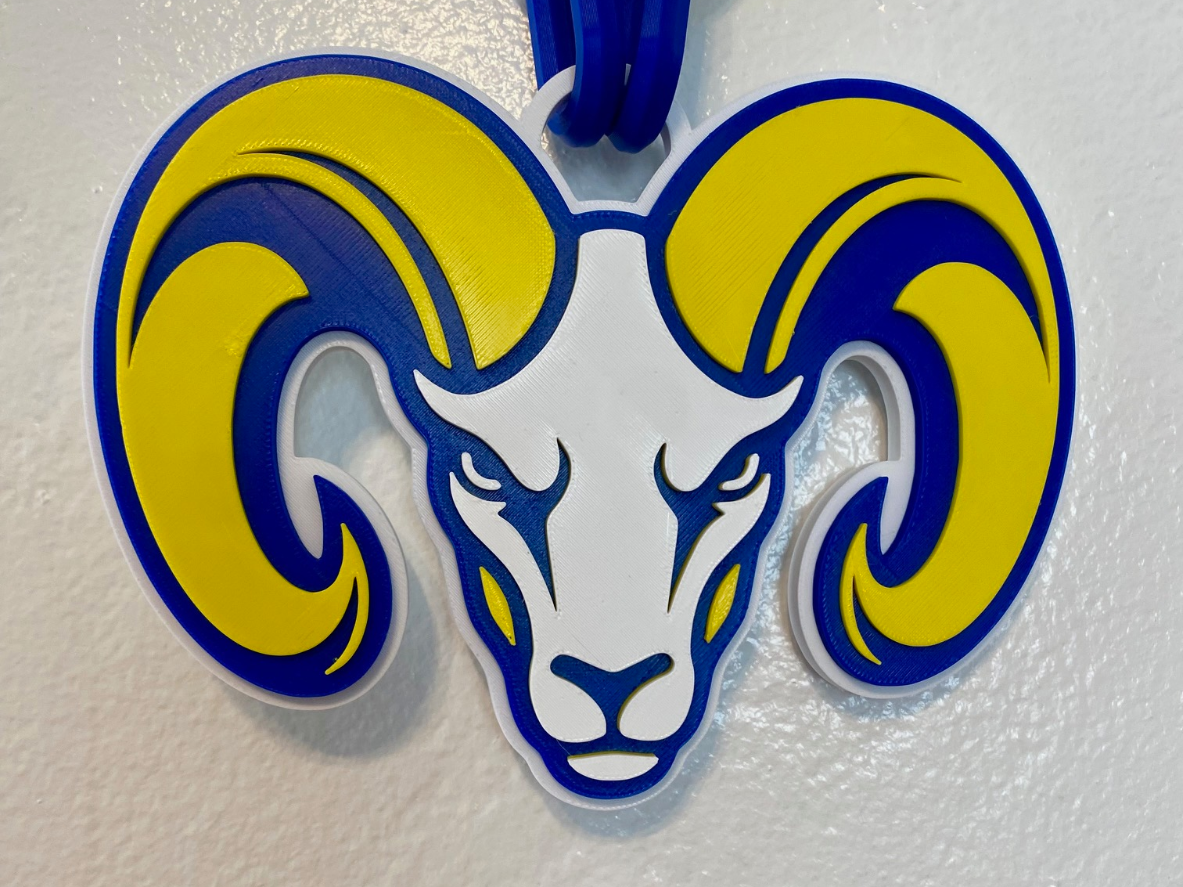 LA Rams Hype Chain Pendant