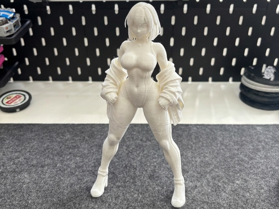 Cyberpunk Street Girl - Stylish Anime Figurine