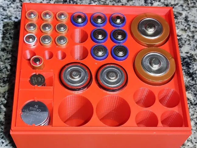 Box for household comon batterys