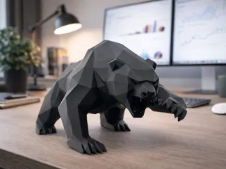 Bear Low Poly – Attack Pose | XL HD