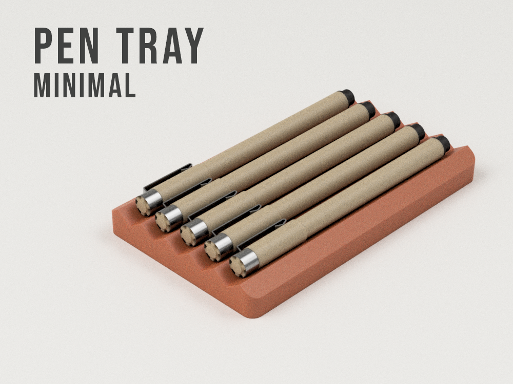Minimal Pen Tray