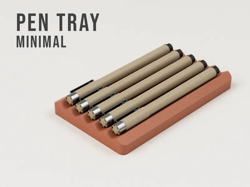 Minimal Pen Tray